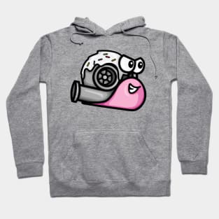 Turbo Snail - Pink and White Donut Hoodie